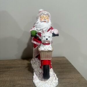 NEW RELEASE 2025 Santa and Pup riding bike